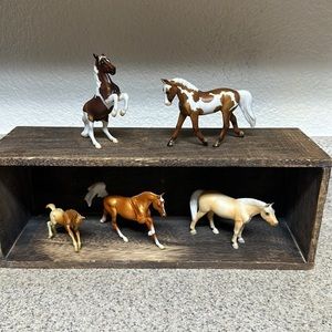 5 small Breyer horses